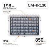 CMVision CM-IR130-850NM  198pc LEDS 300-400ft Long Range IR Illuminator (3A 12VDC Power Included)