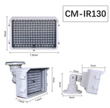 CMVision CM-IR130-940NM  Invisible for Human eye 198pc LEDS 50-100 ft Long Range IR Illuminator (3A 12VDC Power Included)
