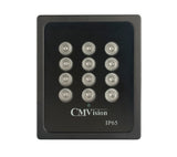 CMVision IRP12-940nm Human Invisible WideAngle 12pc High Power LED IR Array Illuminator with On/Off Switch ( 2A 12VDC Power Adapter Not included )