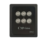 CMVision IRP6-850nm WideAngle 6pc High Power LED IR Array Illuminator with On/Off Switch ( 1A 12VDC Power Adapter Not included )