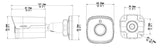 CMVisiom CM-IPC2124SR3-DPF36 4MP WDR Network IR Mini Bullet Camera ( 3.6mm Lens )
